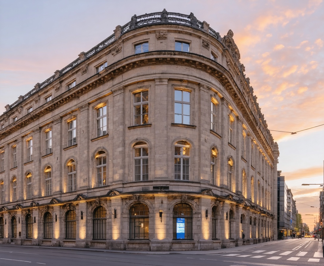 Das historische und inspirierende Gebäude von AI Course Lab X in der Friedrichstraße Berlin